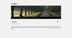 Desktop Screenshot of forgot.co.uk