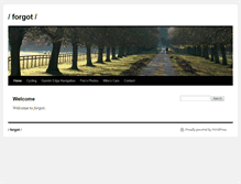 Tablet Screenshot of forgot.co.uk
